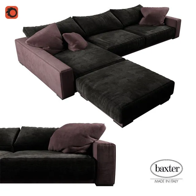 Sofa baxter BUDAPEST SOFT 3D Model
