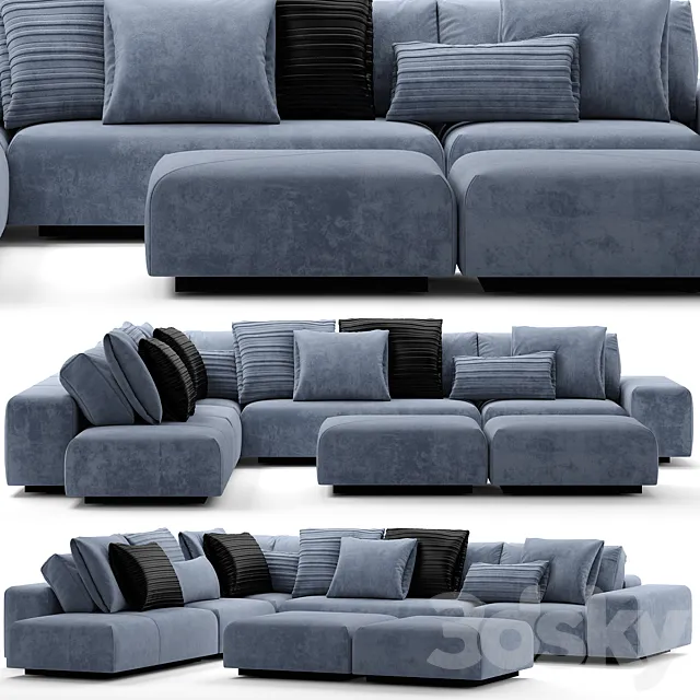 Sofa BAXTER MONSIEUR MODULAR 3D Model