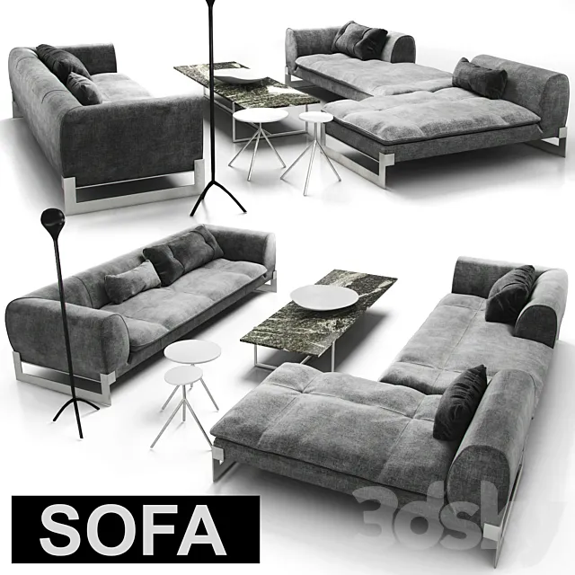 Sofa Baxter Viktor_d1 3DModel