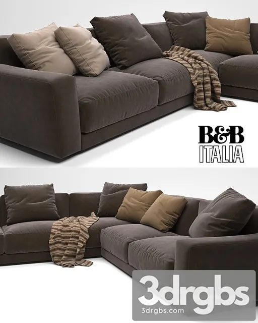 Sofa b&b italia 2 3D Model Free