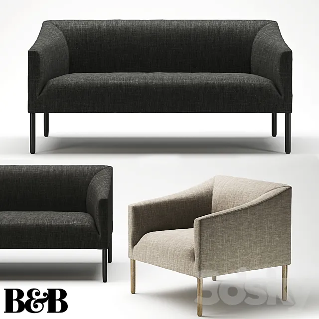 Sofa B&B Italia Bankside 3DModel
