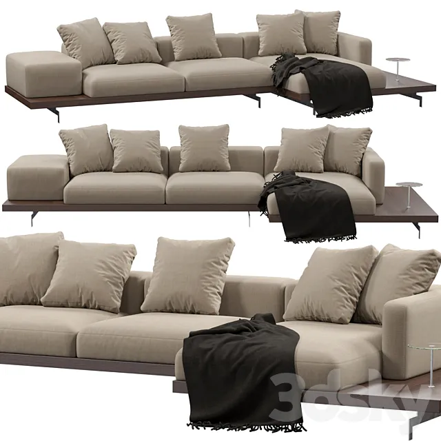 Sofa B&B Italia Dock 3D Model