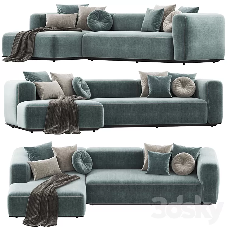 Sofa B&B Italia Outdoor HYBRID 3D Model