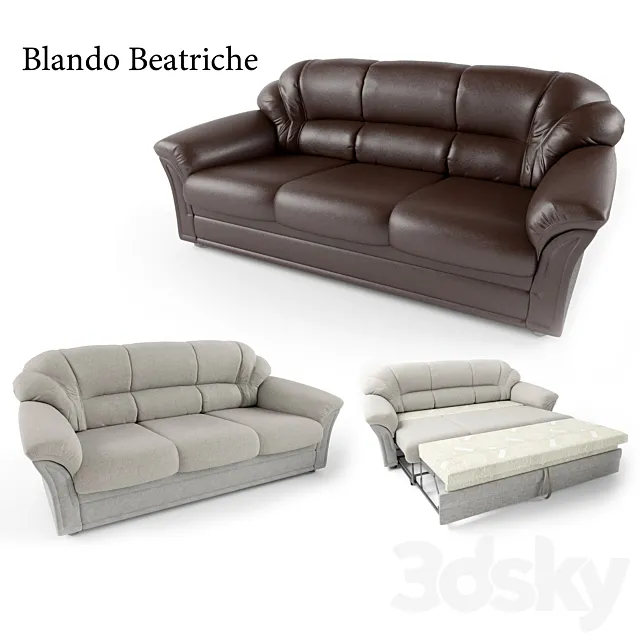 Sofa Beatrice from Blandot 3D Model