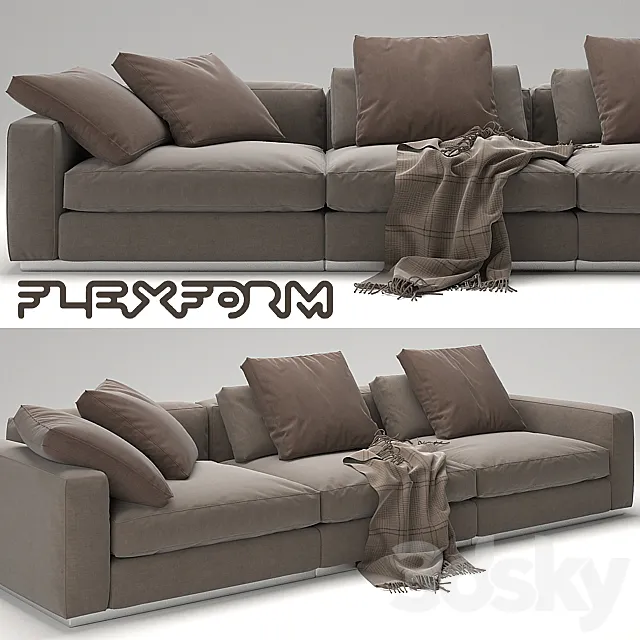 Sofa Beauty - Flexform 3DModel