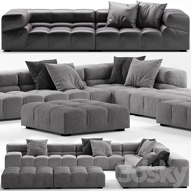 Sofa bebitalia tufty time leather 3DModel
