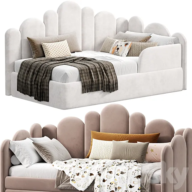 Sofa bed Bambini kids by sensorsleep 3D Model