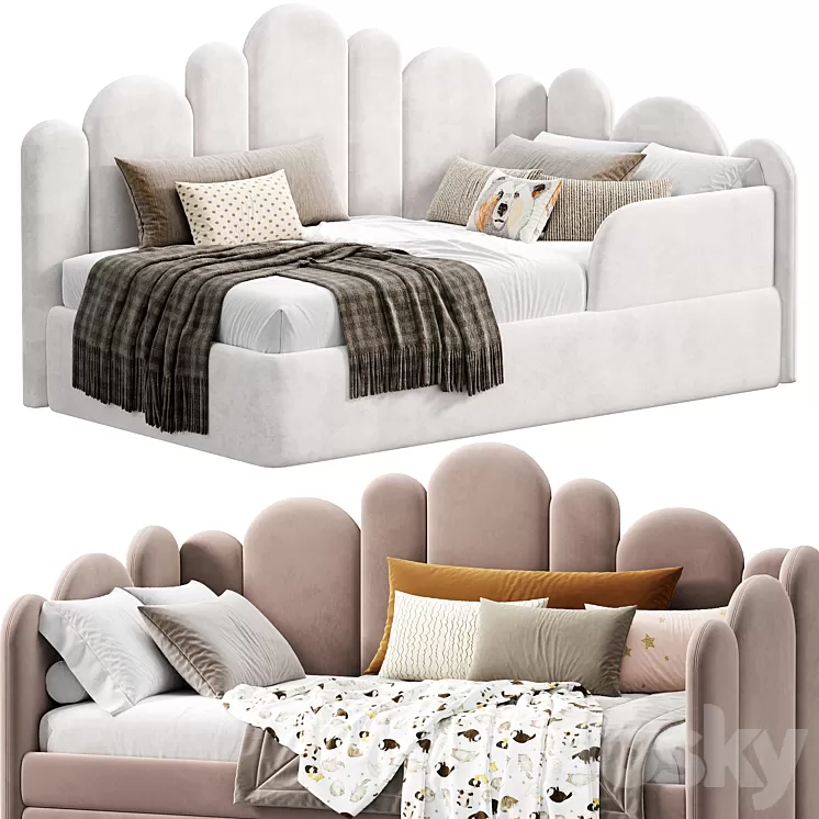 Sofa bed Bambini kids by sensorsleep 3D Model Free
