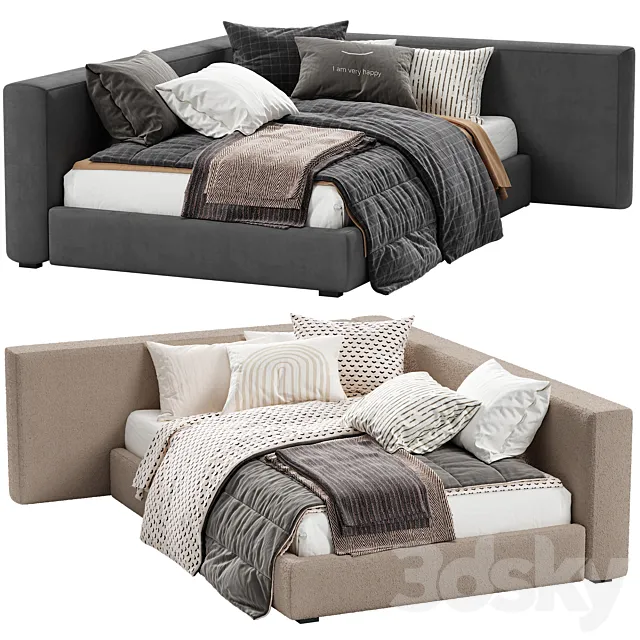 Sofa bed BOCA MINI BED 419 3D Model