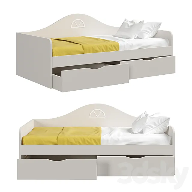 Sofa bed children's series Amsterdam from the Mandarin factory 3D Model