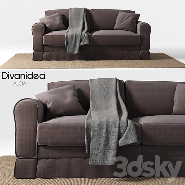 Sofa Bed Divanidea Aloa 3DModel