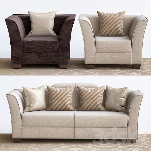 Sofa bed for children Dolfi 3D Model