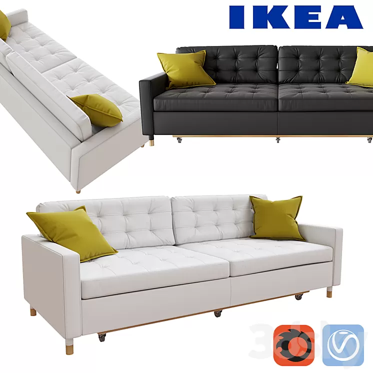 SOFA-BED IKEA OF LANDSCRUNE 3D Model