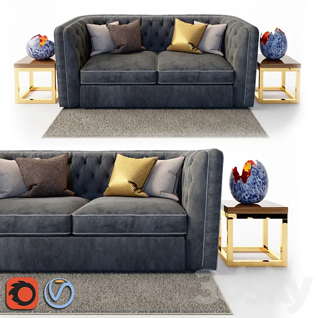 Sofa Bed Paolo 3DModel