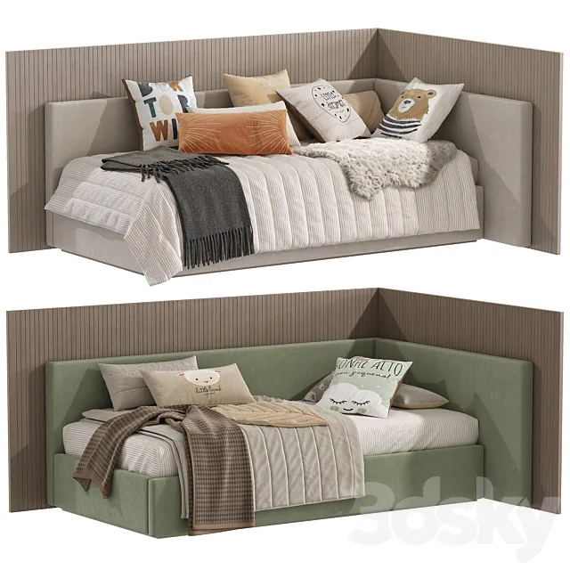 Sofa bed Woodnotes 313 3D Model