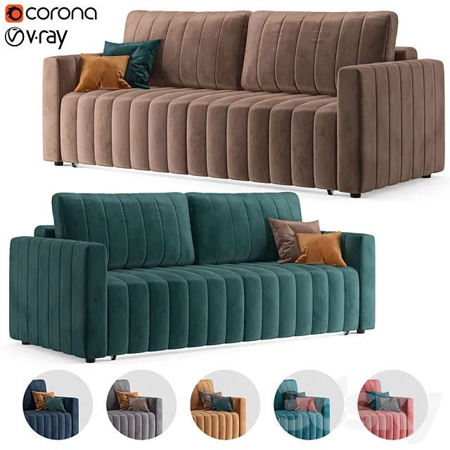 Sofa Belissa divan.ru 3DModel