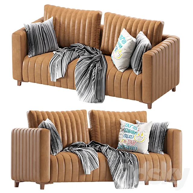 Sofa Belissa Leather_Диван Белисса divan.ru 3D Model