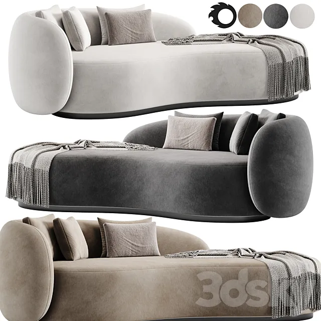 Sofa Bernd By Eichholtz 3D Model