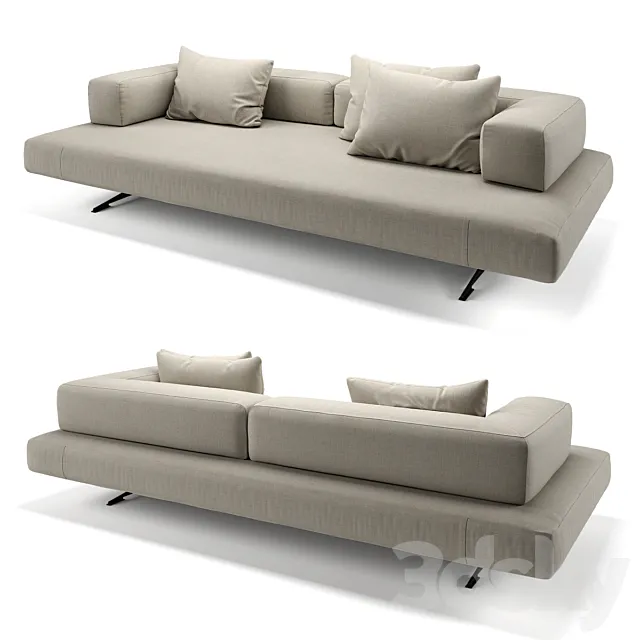 Sofa big base 3D Model
