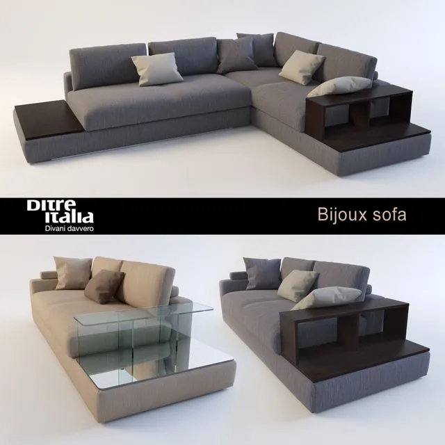 Sofa Bijoux Ditre Italia 3D Model