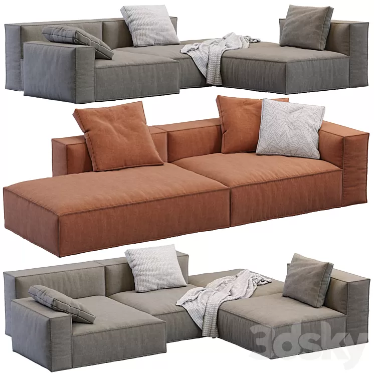 Sofa Boca Navi 3D Model Free