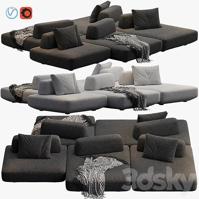 SOFA BOCA TOMMY 3D Model