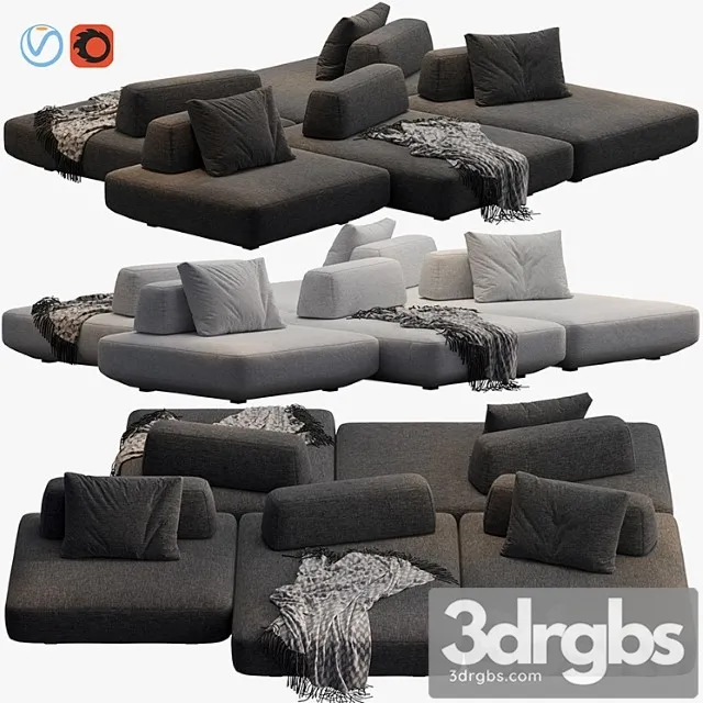 Sofa Boca Tommy 3D Model Free