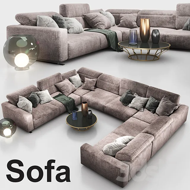 Sofa BoConcept 3D Model