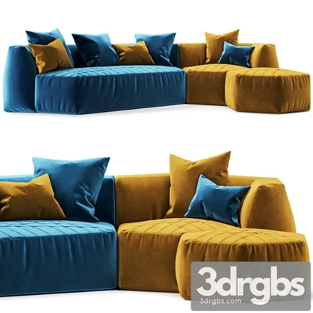 Sofa Bonaldo Panorama 3D Model Free