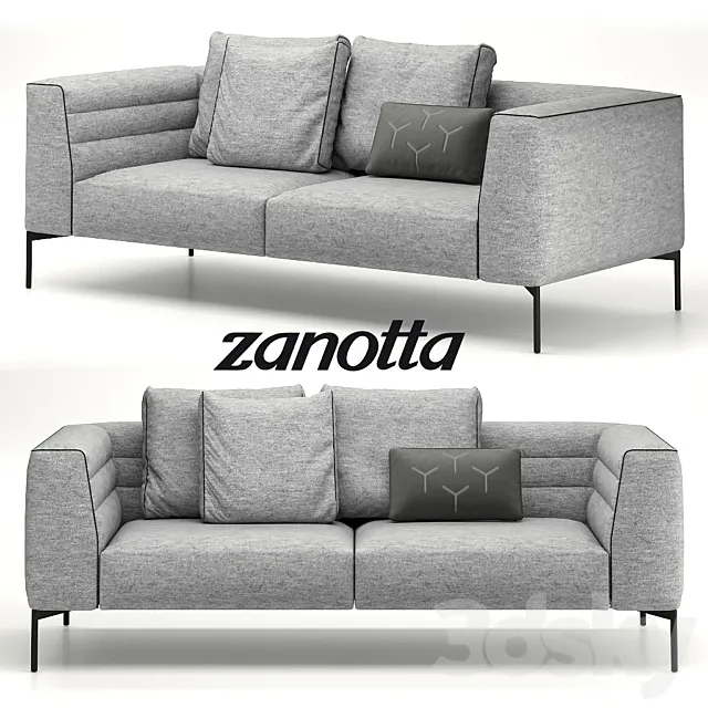 Sofa Botero by Zanotta 3DModel
