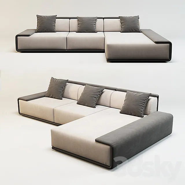 Sofa Bradley Plus. 3DModel