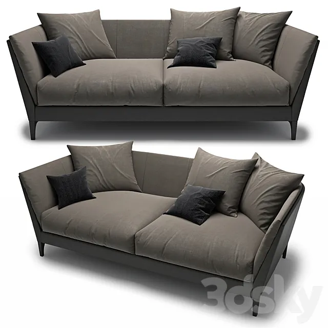 Sofa Bretagne Poltrona Frau 3D Model