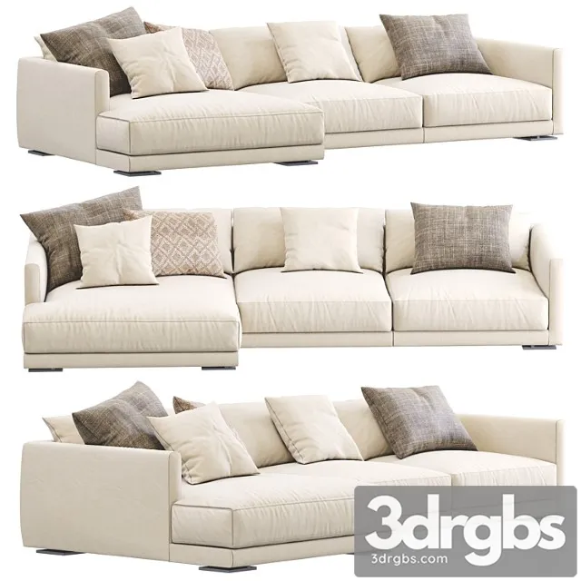 Sofa bristol by poliform 2 3D Model Free