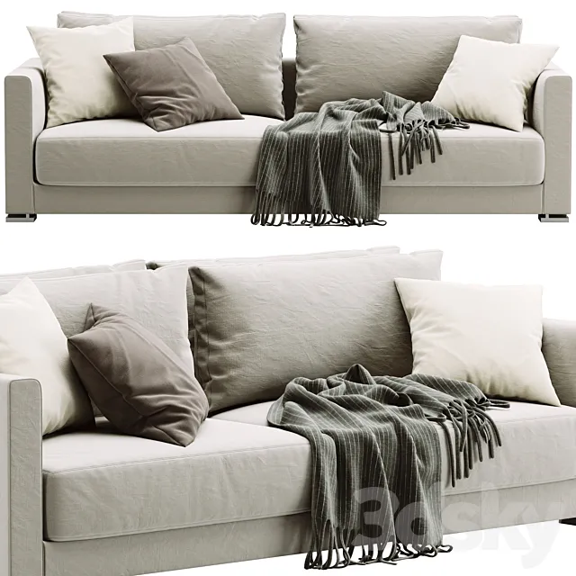 Sofa bristol poliform 3D Model