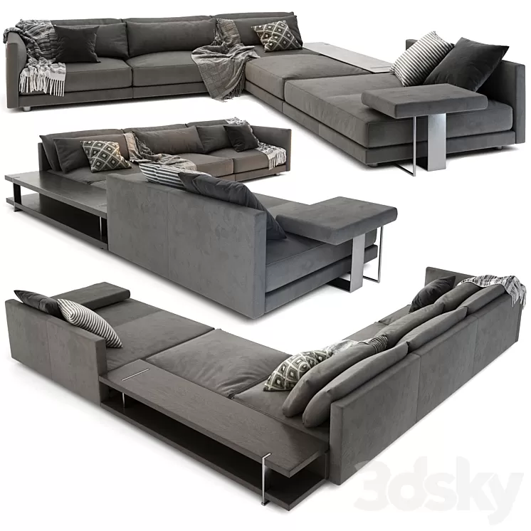 Sofa Bristol Poliform 3D Model