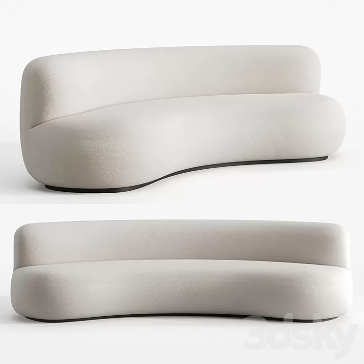 Sofa by Pierre Augustin Rose 3D Model