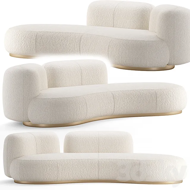 Sofa by secolo 3D Model