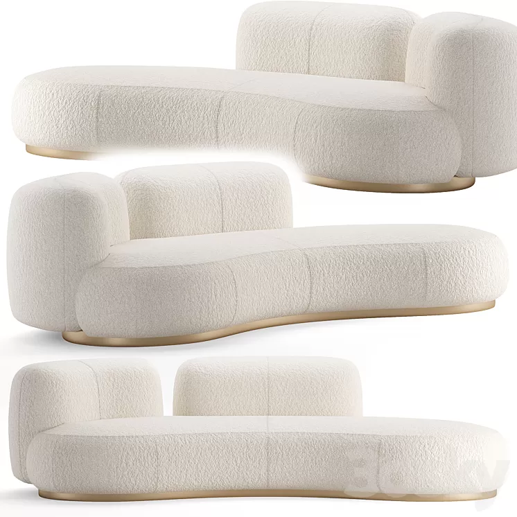 Sofa by secolo 3D Model