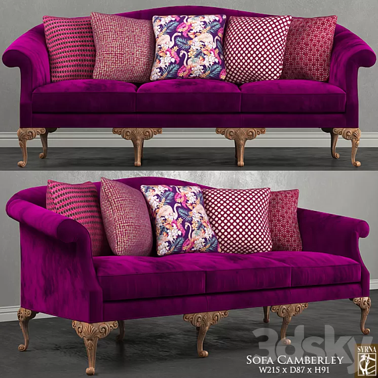 Sofa Camberley 3D Model