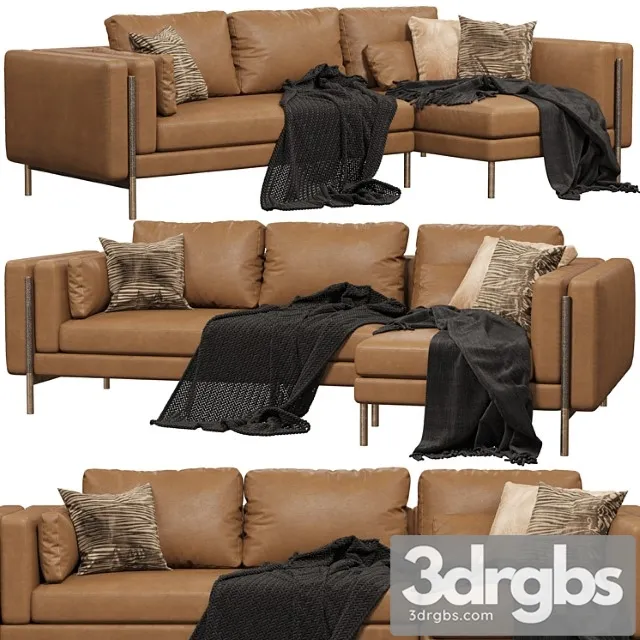 Sofa cantori shanghai 2 3D Model Free