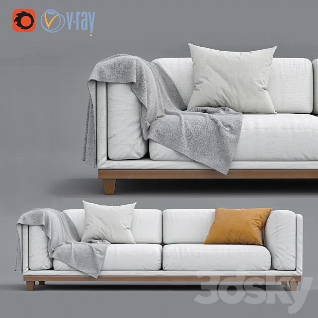Sofa CASE Triple 3DModel