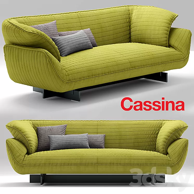 Sofa cassina 550 BEAM SOFA SYSTEM 3D Model