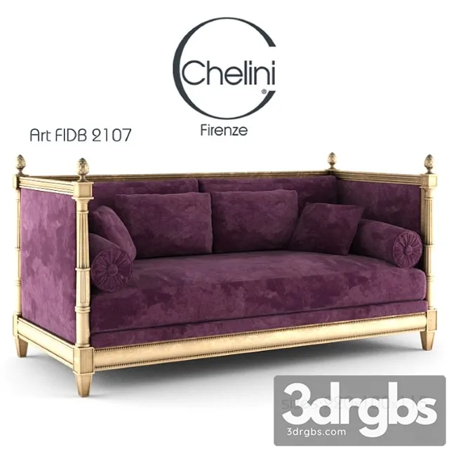 Sofa Chelini 3D Model Free