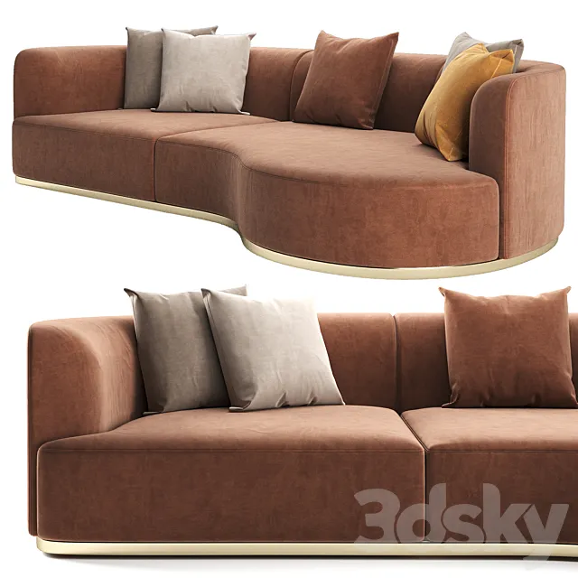 Sofa CHLOE by DOMKAPA 3D Model