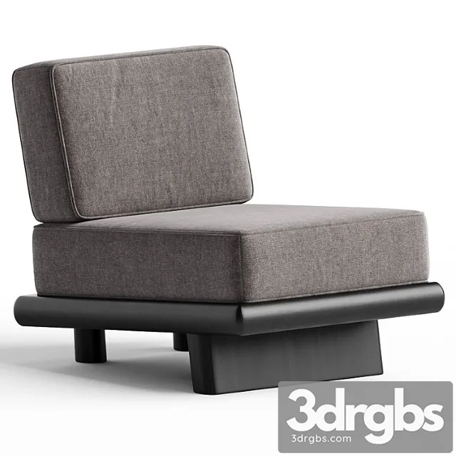 Sofa coco off white frame tulipwood stained dark