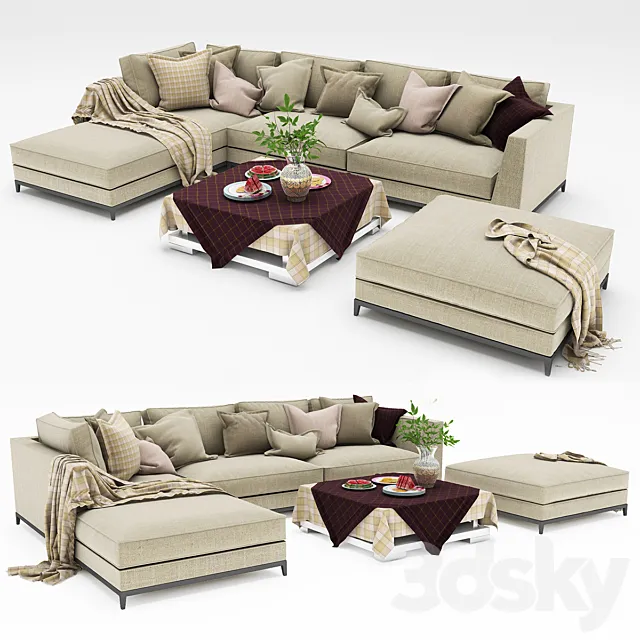 Sofa collection 10 3DModel