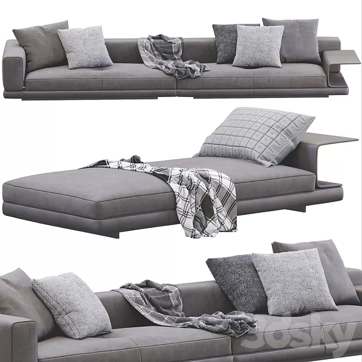 Sofa connery by minotti 3D Model