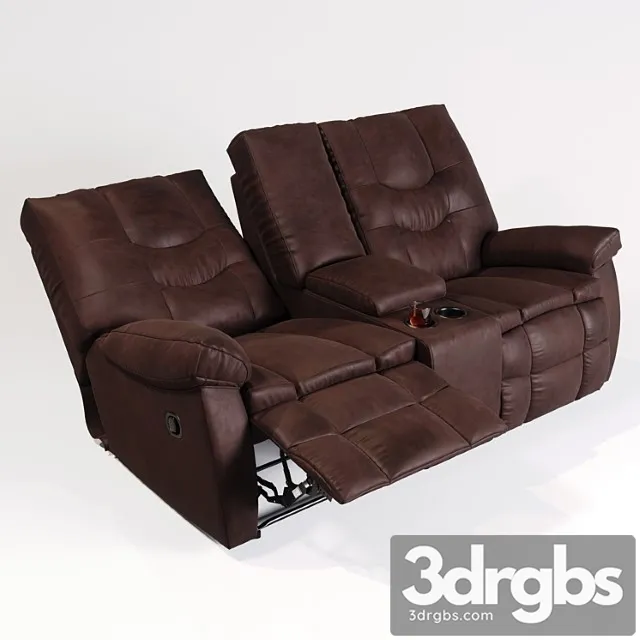 Sofa Console 3D Model Free