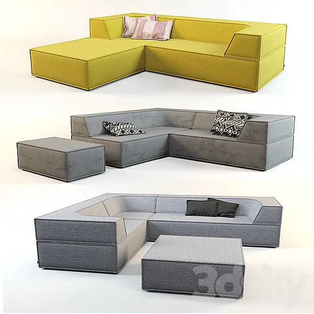 Sofa COR Trio 3D Model