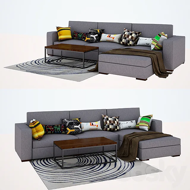 sofa corner 3D Model